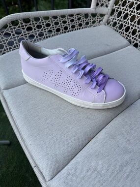 [NWT] P448 John UV Color Changing Leather Sneakers, size 38 [US 7.5-8]